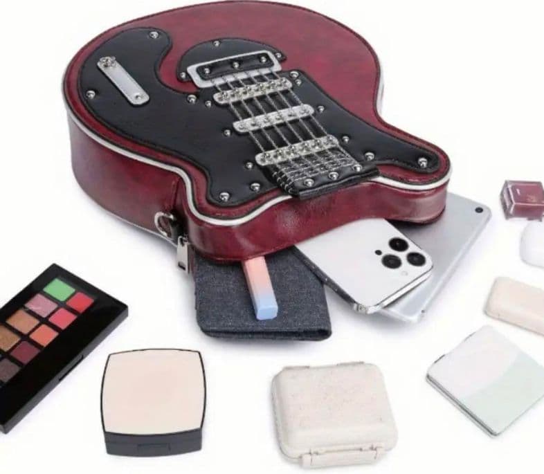 クィーン　ブライアンメイ　レッドスペシャル型バッグ　新品未使用　ショルダーバッグ