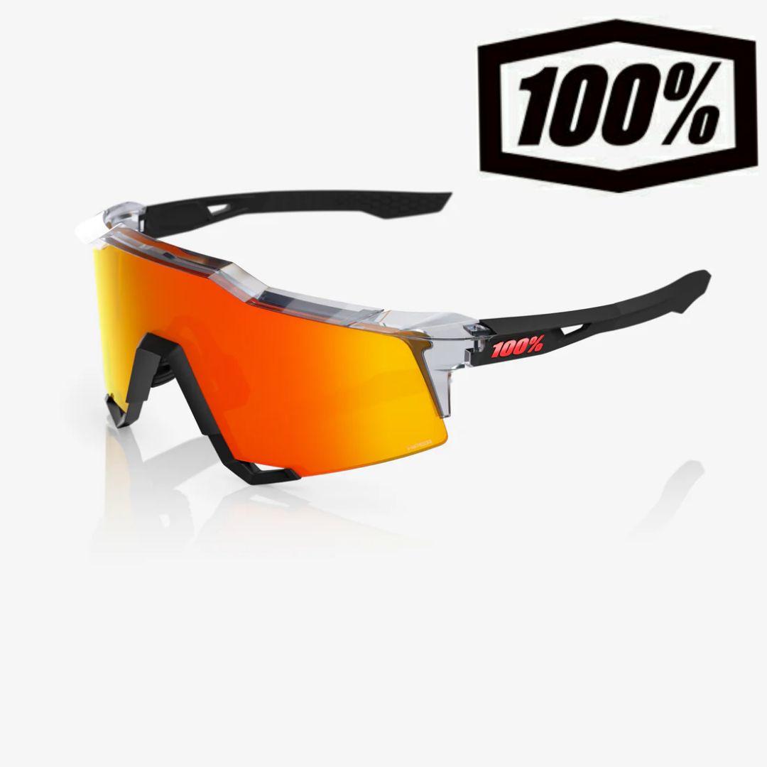 2025新作 100% Speedcraft クリアグレー ブラック サングラス