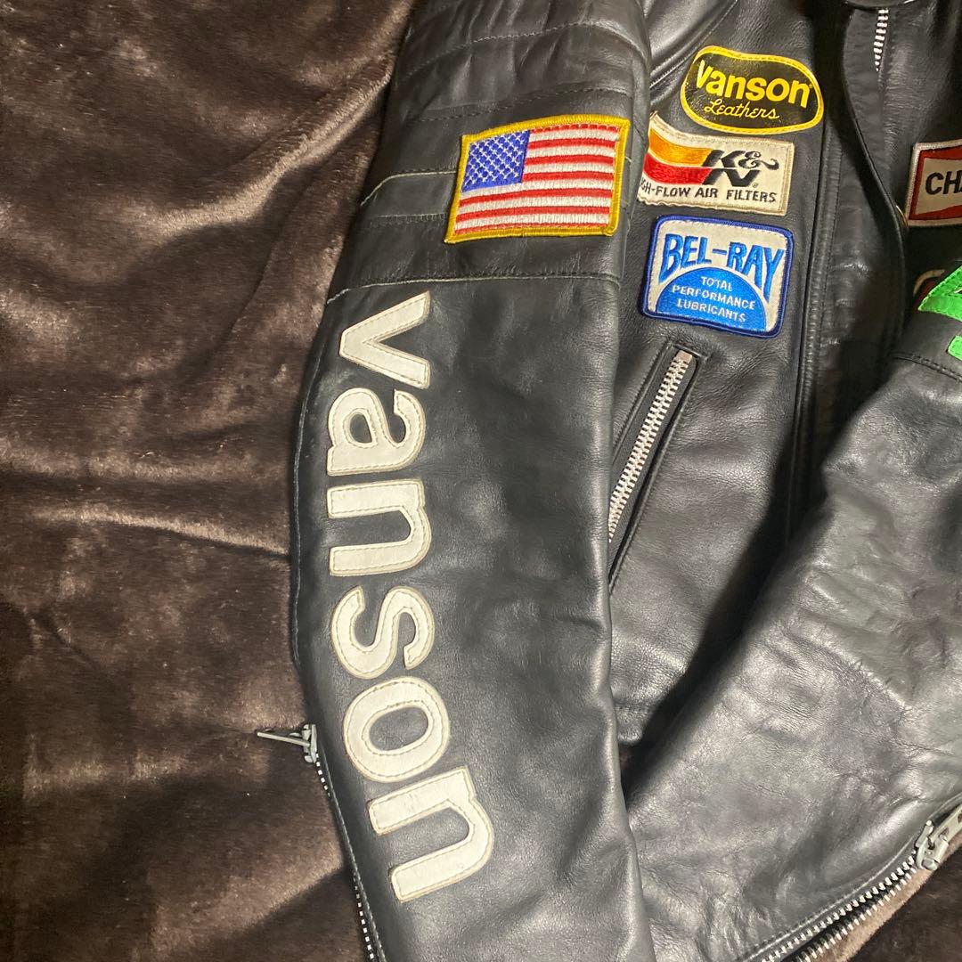 7*e様 VANSON バンソン レザージャケット　TC 34 ライダースジャケ