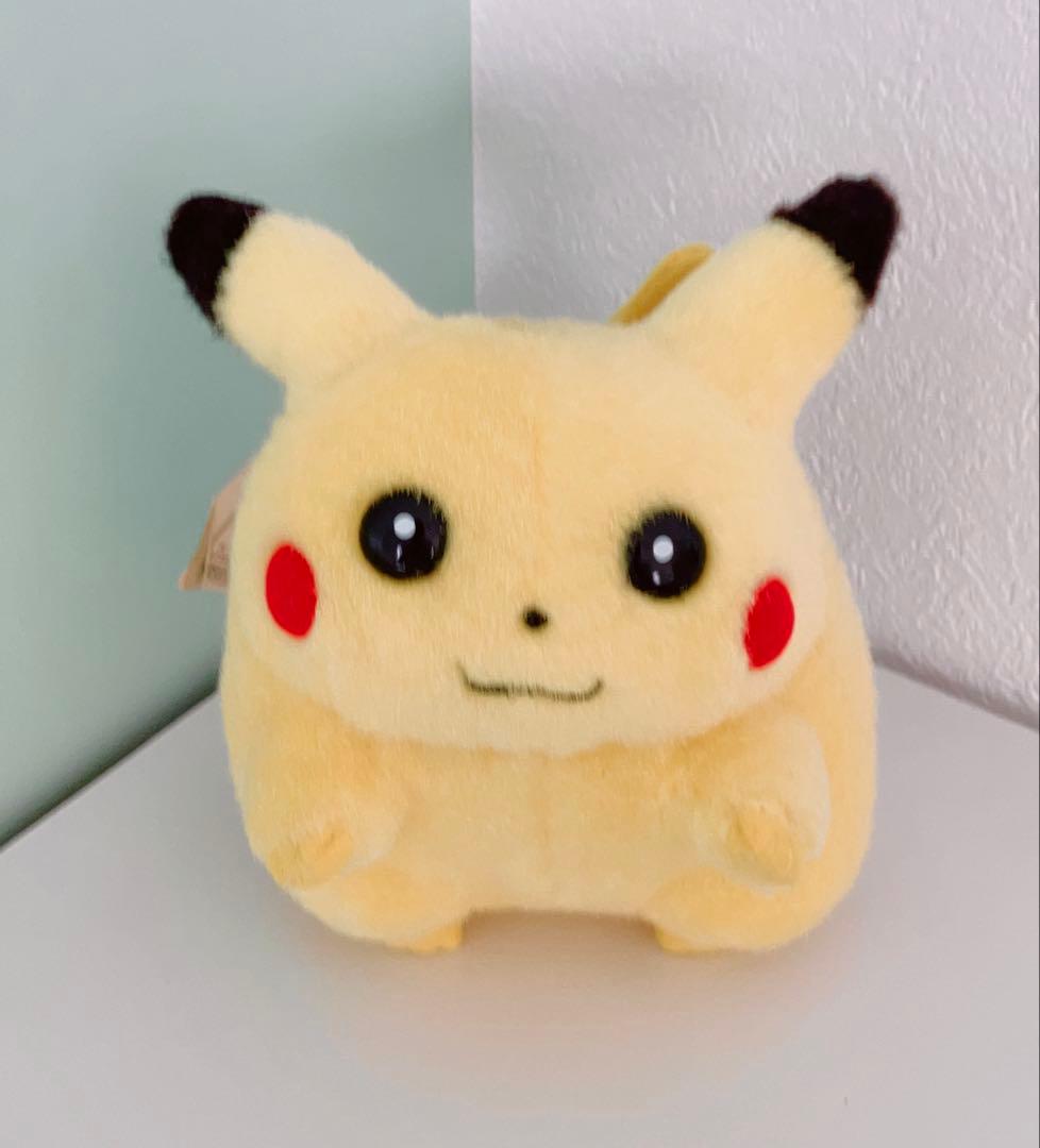 ⚡️ タグ付き/非常に顔良極美品⚡️初期 TOMY ピカチュウ ぬいぐるみ