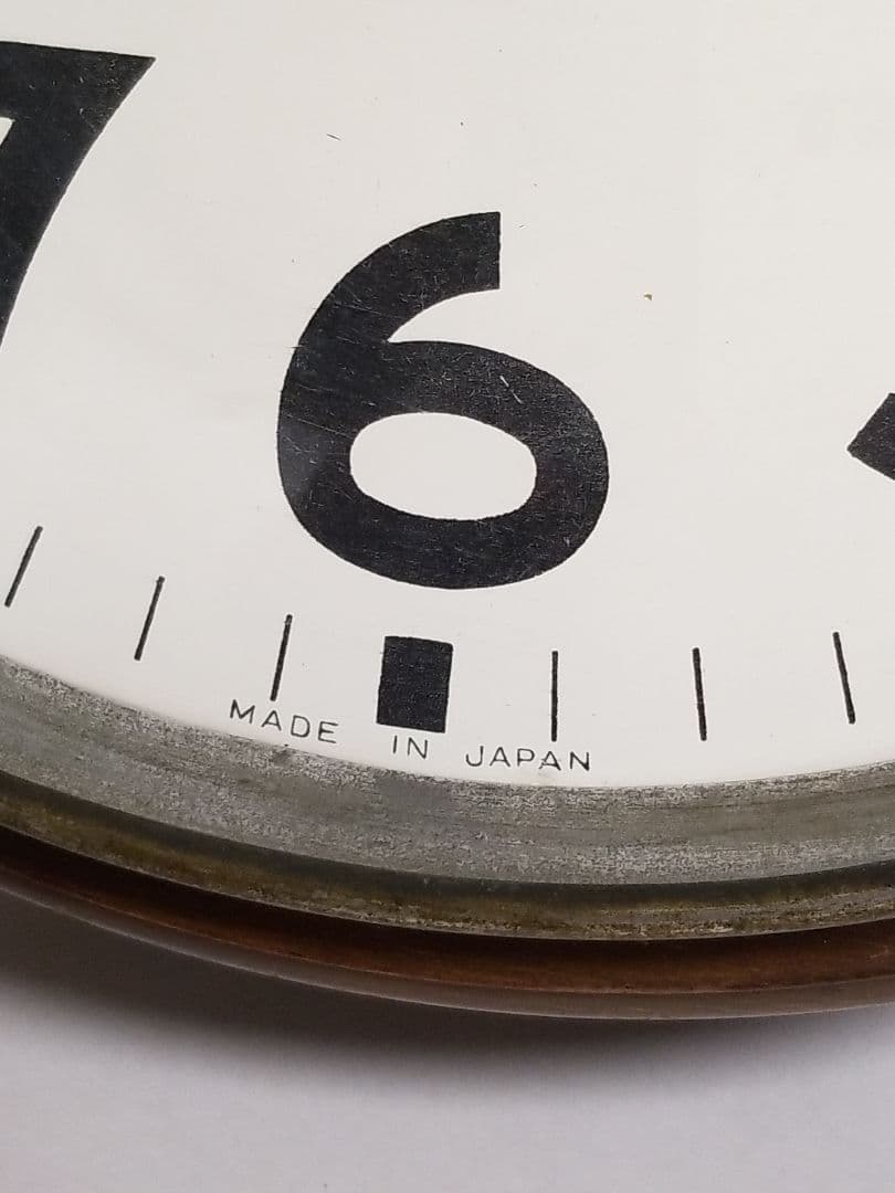 OWARITOKEI 尾張時計 昭和レトロ アンティーク 丸型 柱時計 掛時計