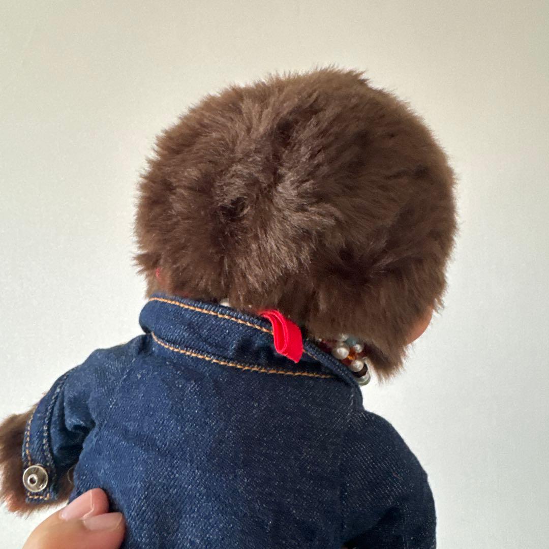 モンチッチ デニムジャケットぬいぐるみ