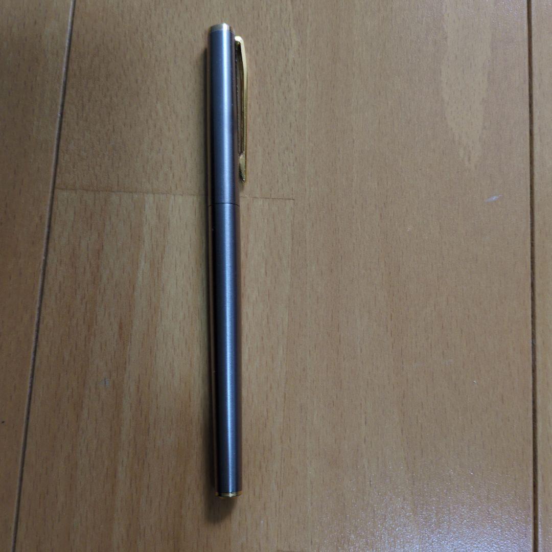 モンブランシルバー万年筆 ゴールドクリップ