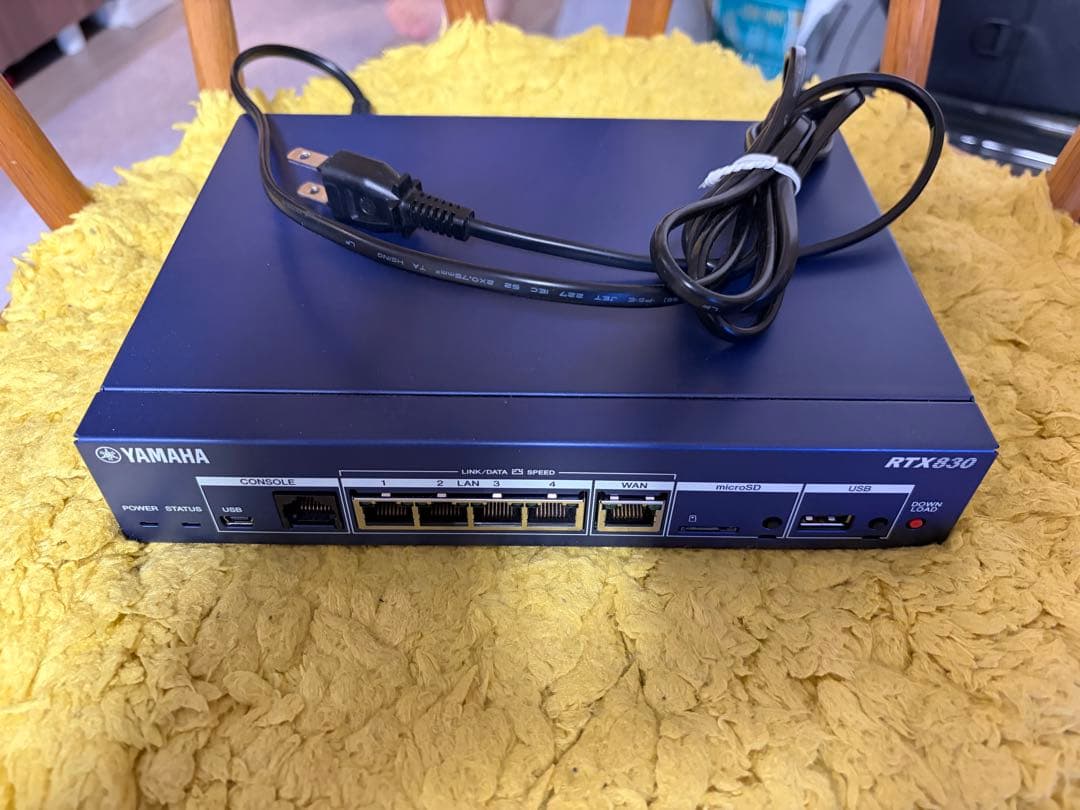 YAMAHA RTX830 有線LANルーター