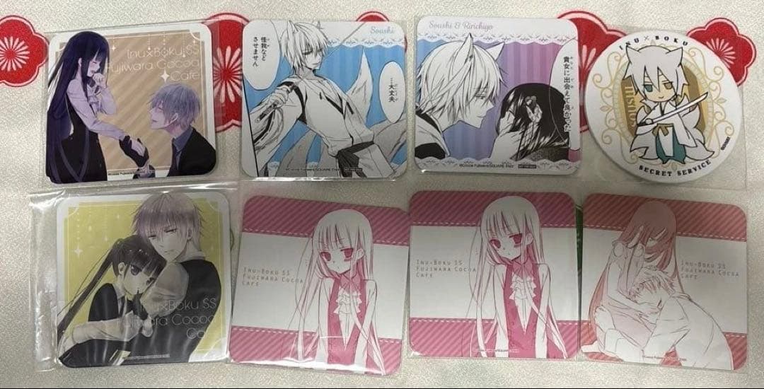 妖狐×僕SS 藤原ここあカフェ　コースター　凜々蝶　御狐神