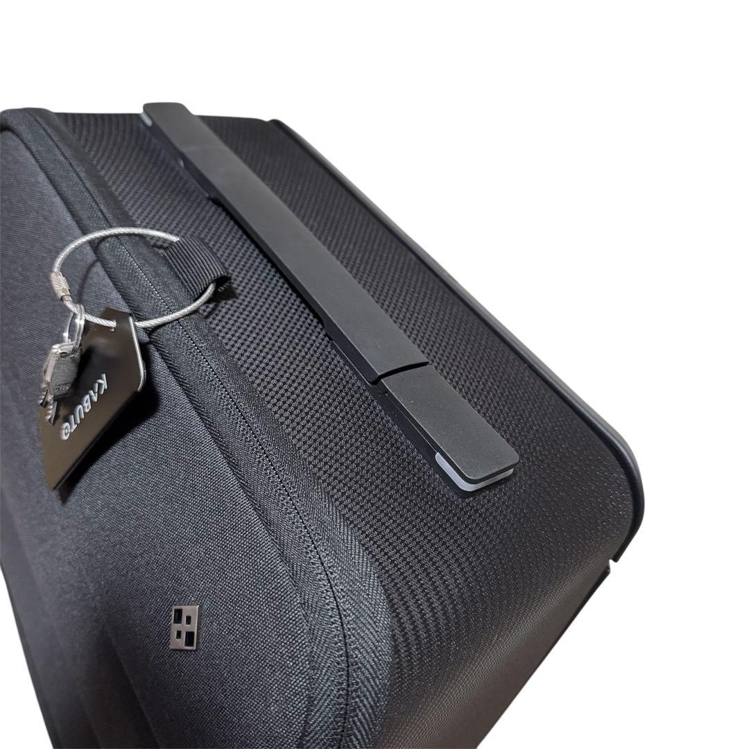 多機能スーツケースKABUTO サイズ変更可能！レインカバー付