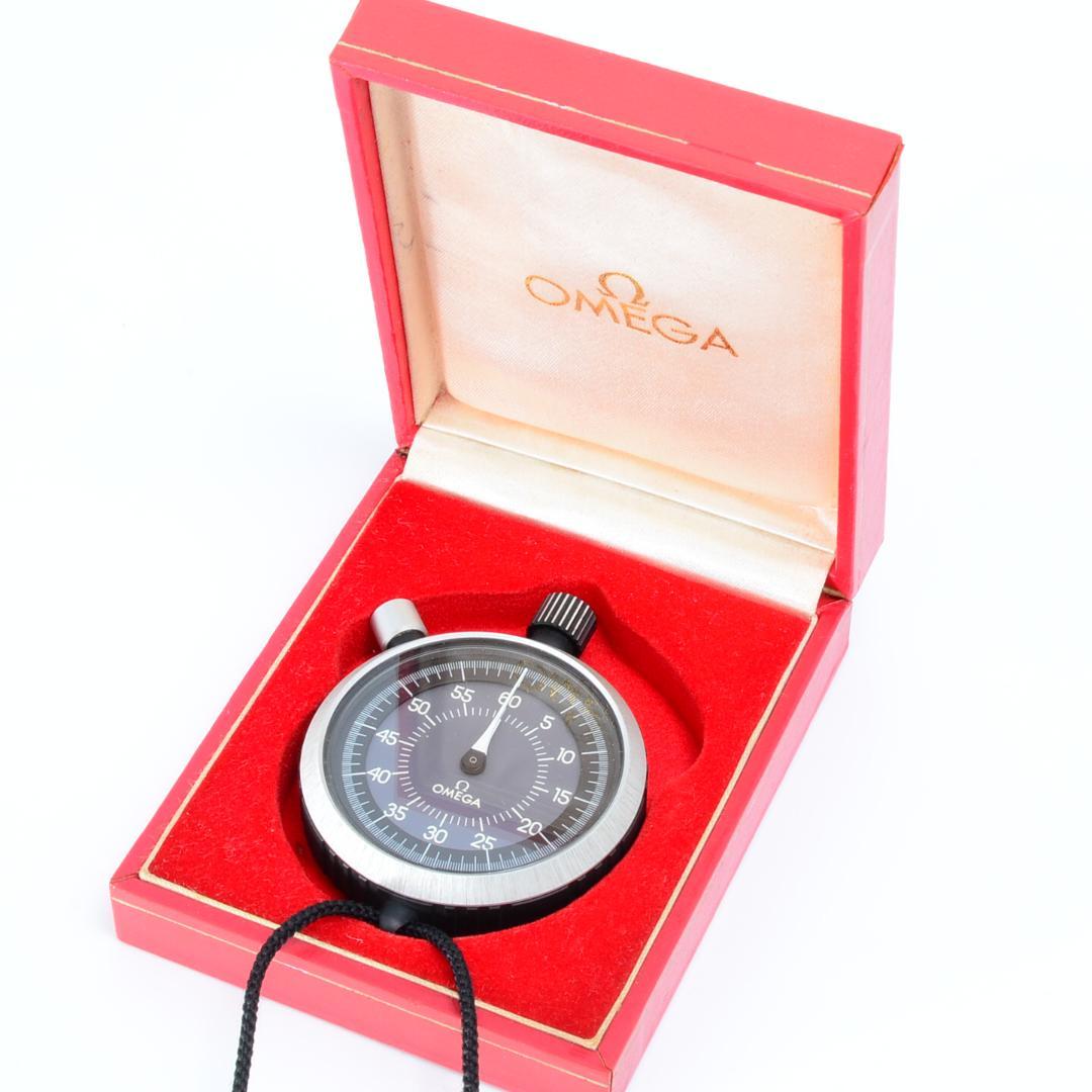 【美品】OMEGA ストップウォッチ 手巻き式 稼働品 箱あり