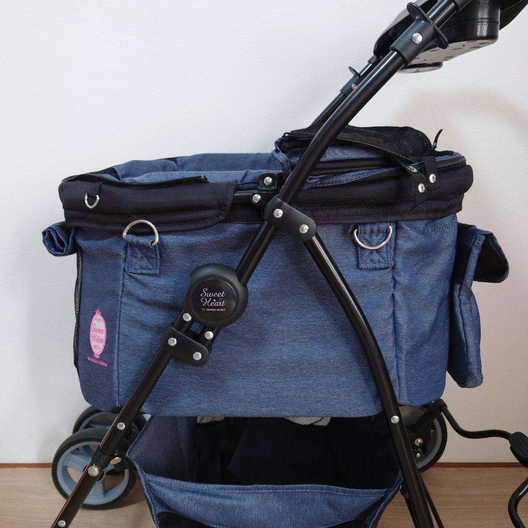 【美品】Sweet Heart スウィートハート ペットカート ☆デニム☆