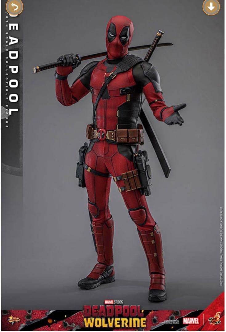新品　ホットトイズ　デッドプール デッドプール&ウルヴァリン版　通常版
