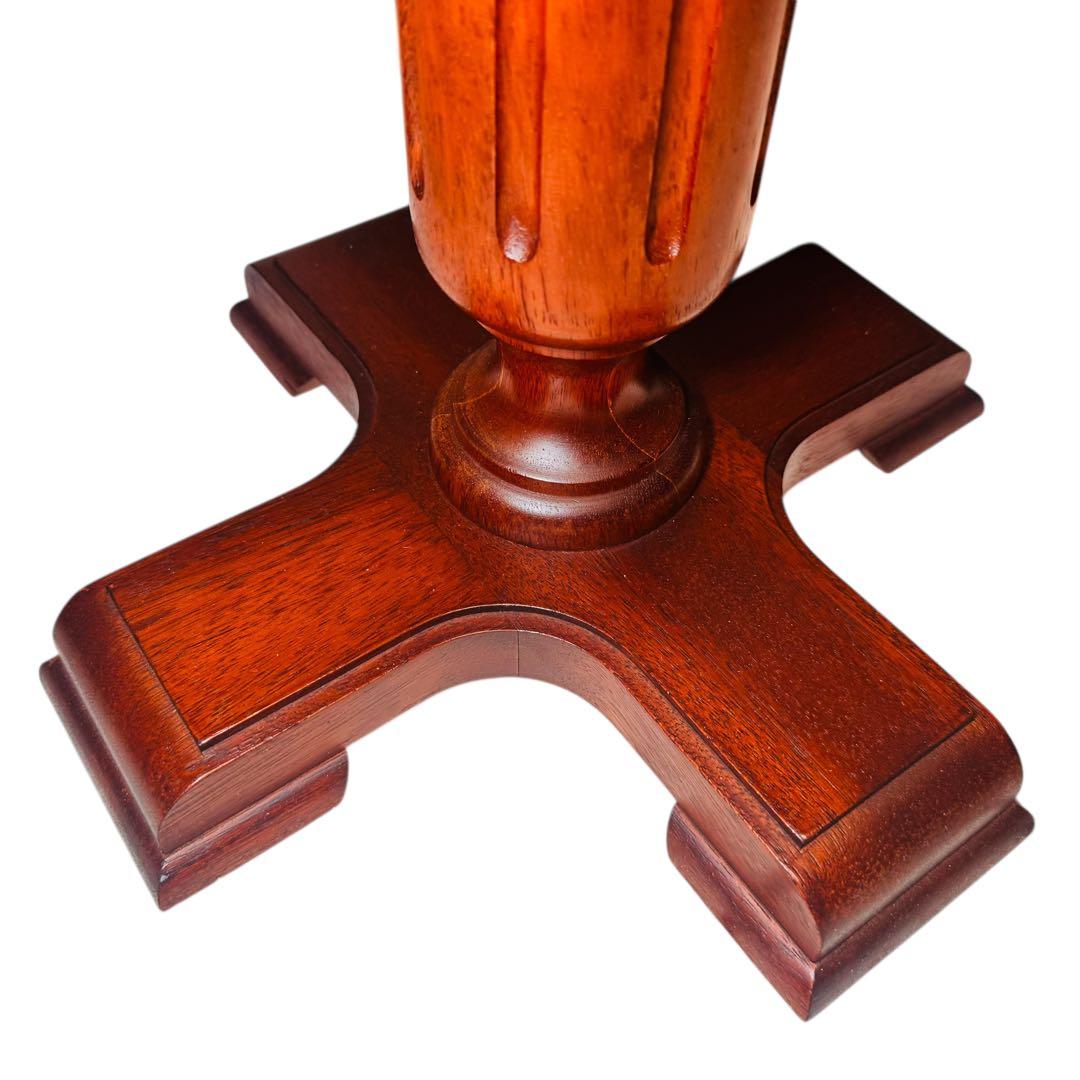 【美品】高級感漂うアンティーク調サイドテーブル／花台／電話台にも♪