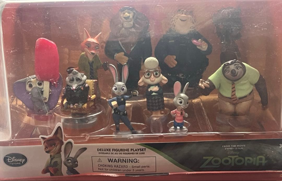 ディズニーストア ズートピア ミニ フィギュア レア