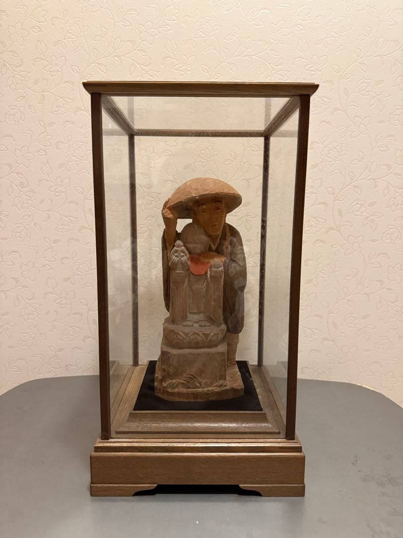 彫刻界の巨匠　熊谷幸太郎　良寛さんの雨宿り