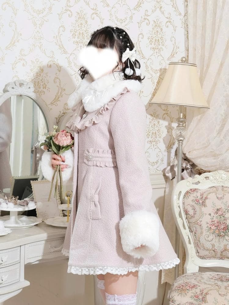 NOEMIE新品さきまるちゃんコラボ♡ヨークフレアコート