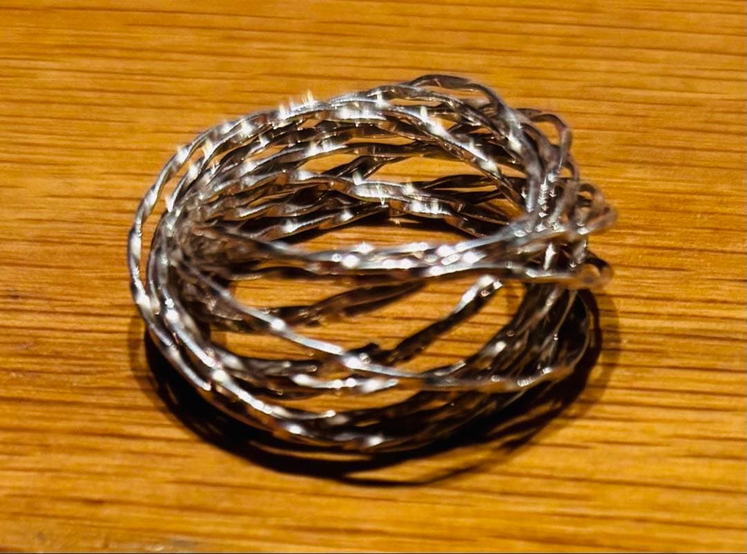 m*o様 平松保城　ケージリング　鳥の巣リング　指輪　シルバー925 20号