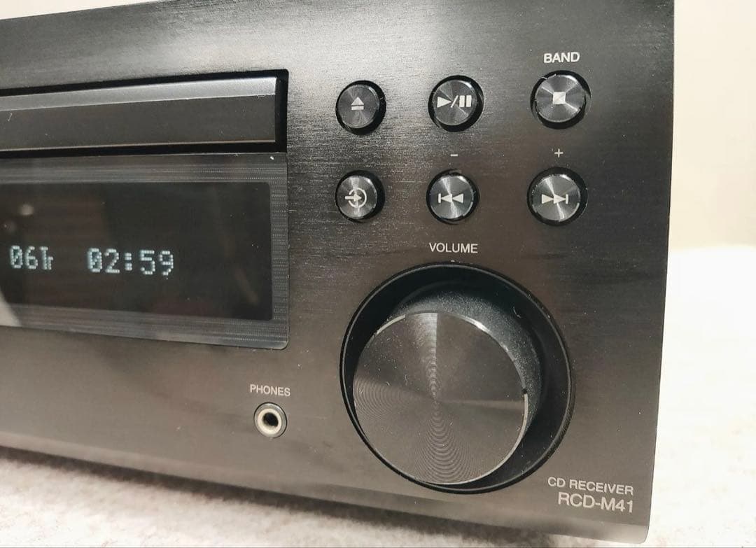 ディスクリートアンプ搭載Bluetooth®対応CDレシーバーRCD-M41黒