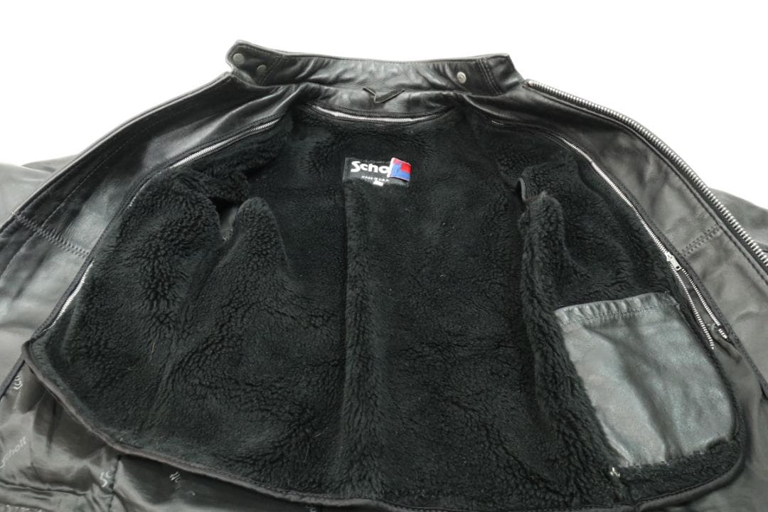 な*や様 Schott ショット 80s～ シングルライダースジャケット ■23