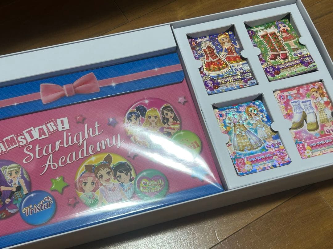 【韓国版】アイカツ カード　バインダー　メールローズコーデ