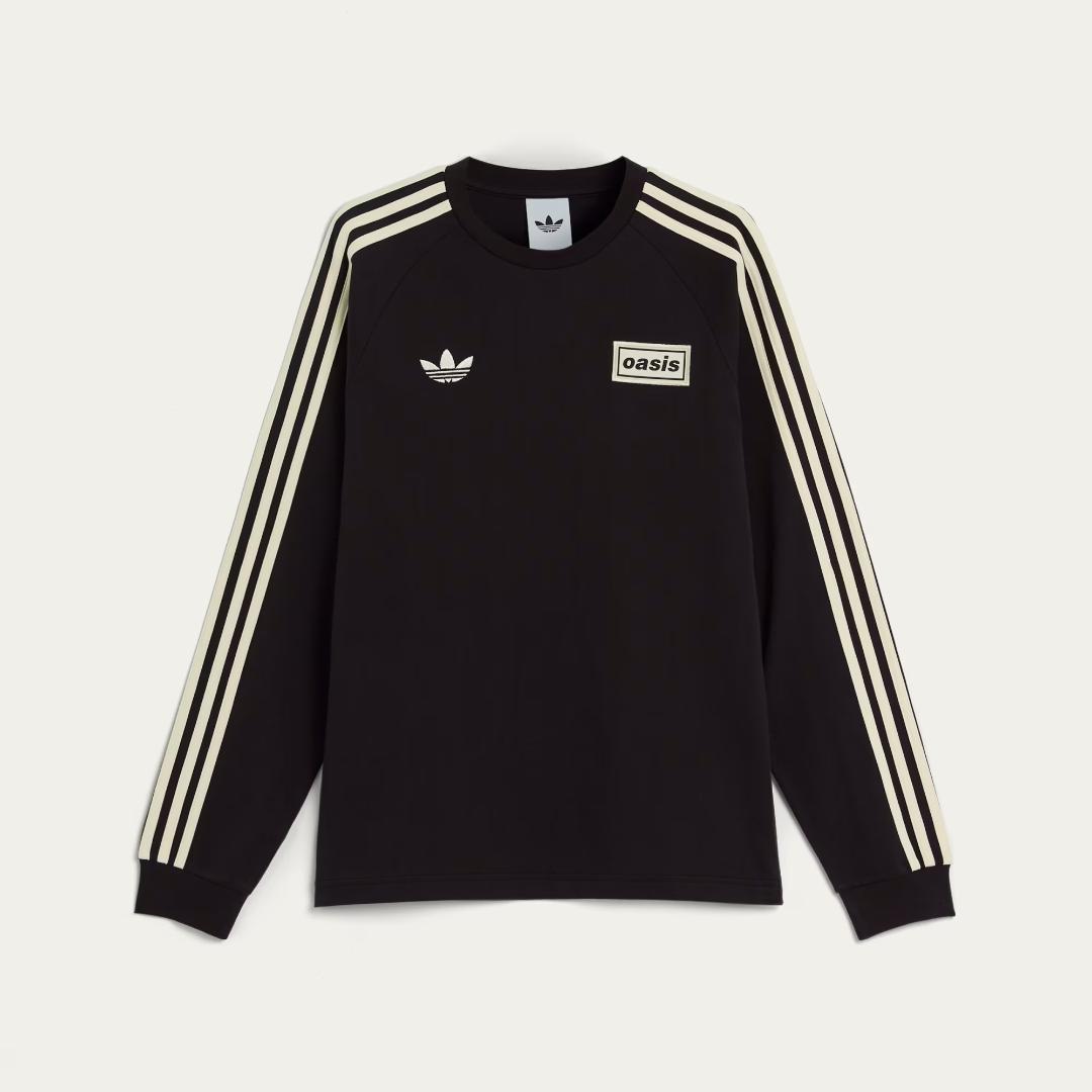 adidas Oasis Live'25 ロンT M ブラック オアシス