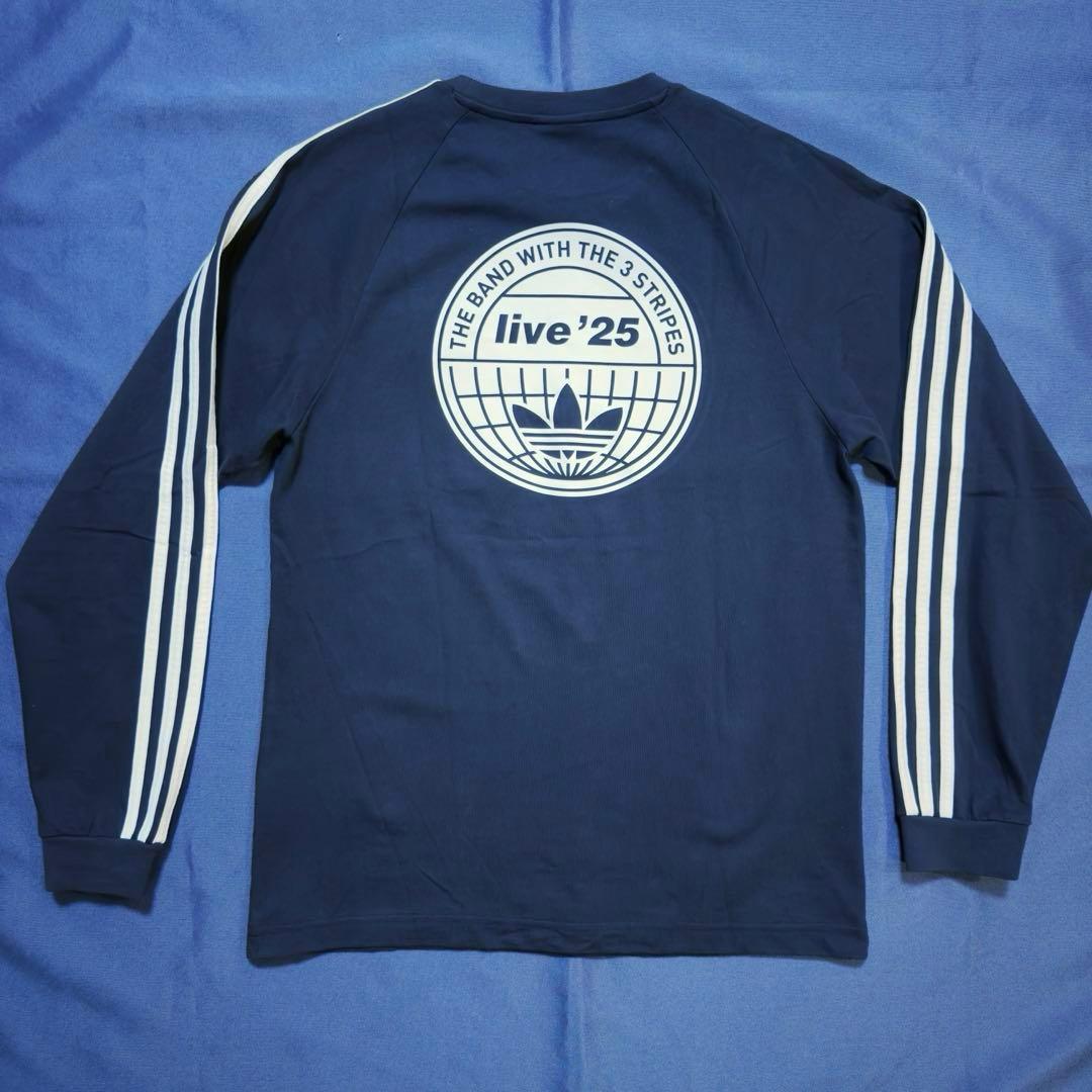 adidas Oasis Live'25 ロンT M ブラック オアシス