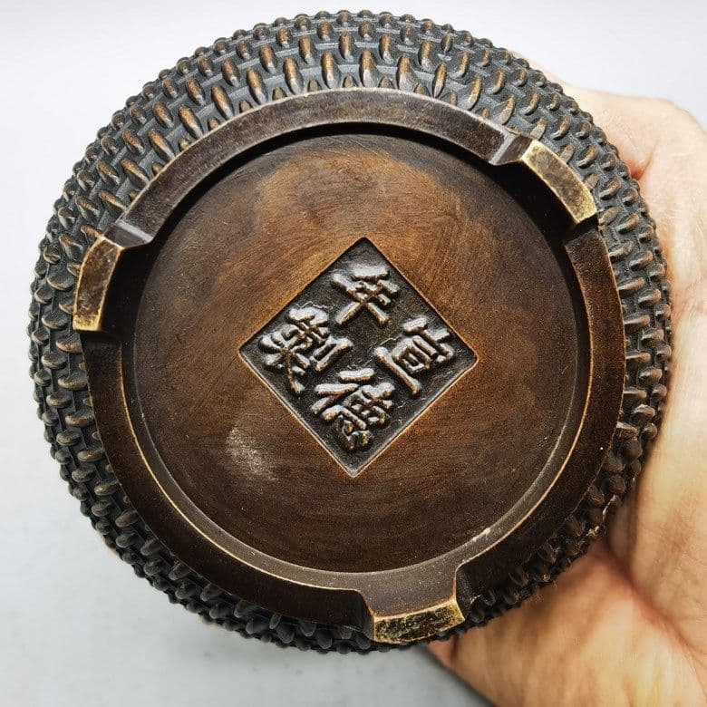 銅器 祥雲透かし彫り香炉 茶道具 香道具 装飾品 工芸品 置物