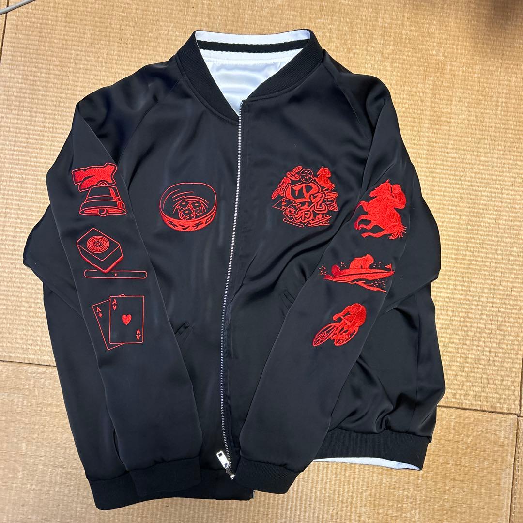 チンチロ　粗品　四兄弟　スカジャン　XL カラー赤