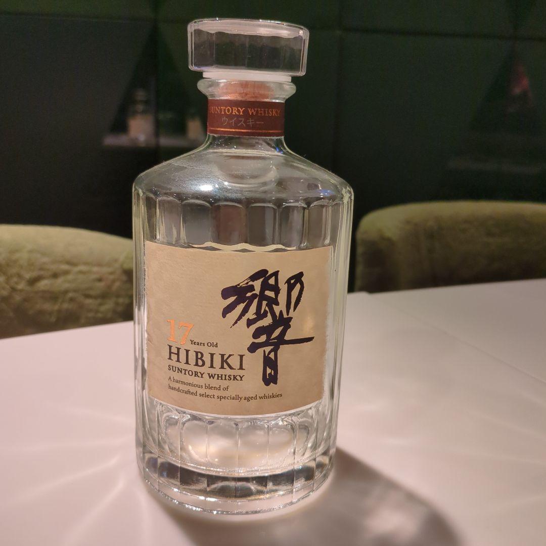 サントリーウイスキー響17年空き瓶箱無し３本セット