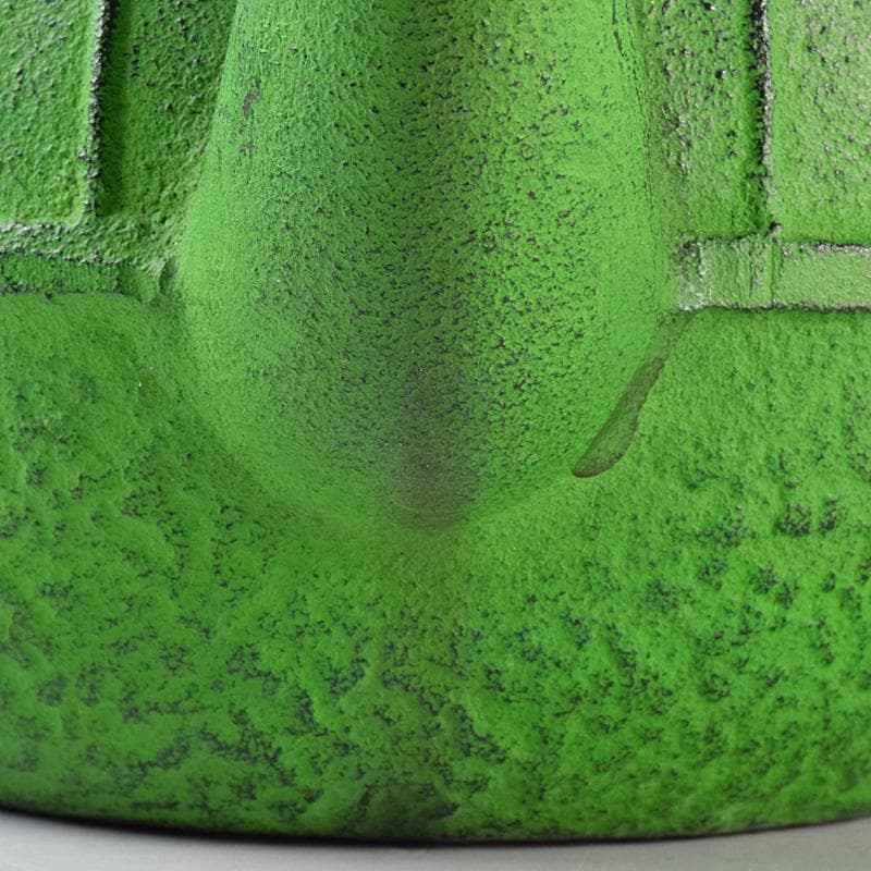 煎茶道具　南部鉄器　 盛栄堂造　カラー急須　若草色　C　R7575