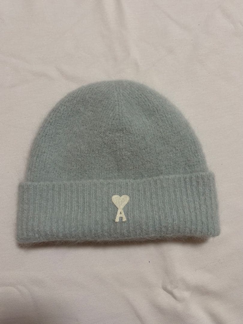 アミパリス amiparis ニット帽 ブルー