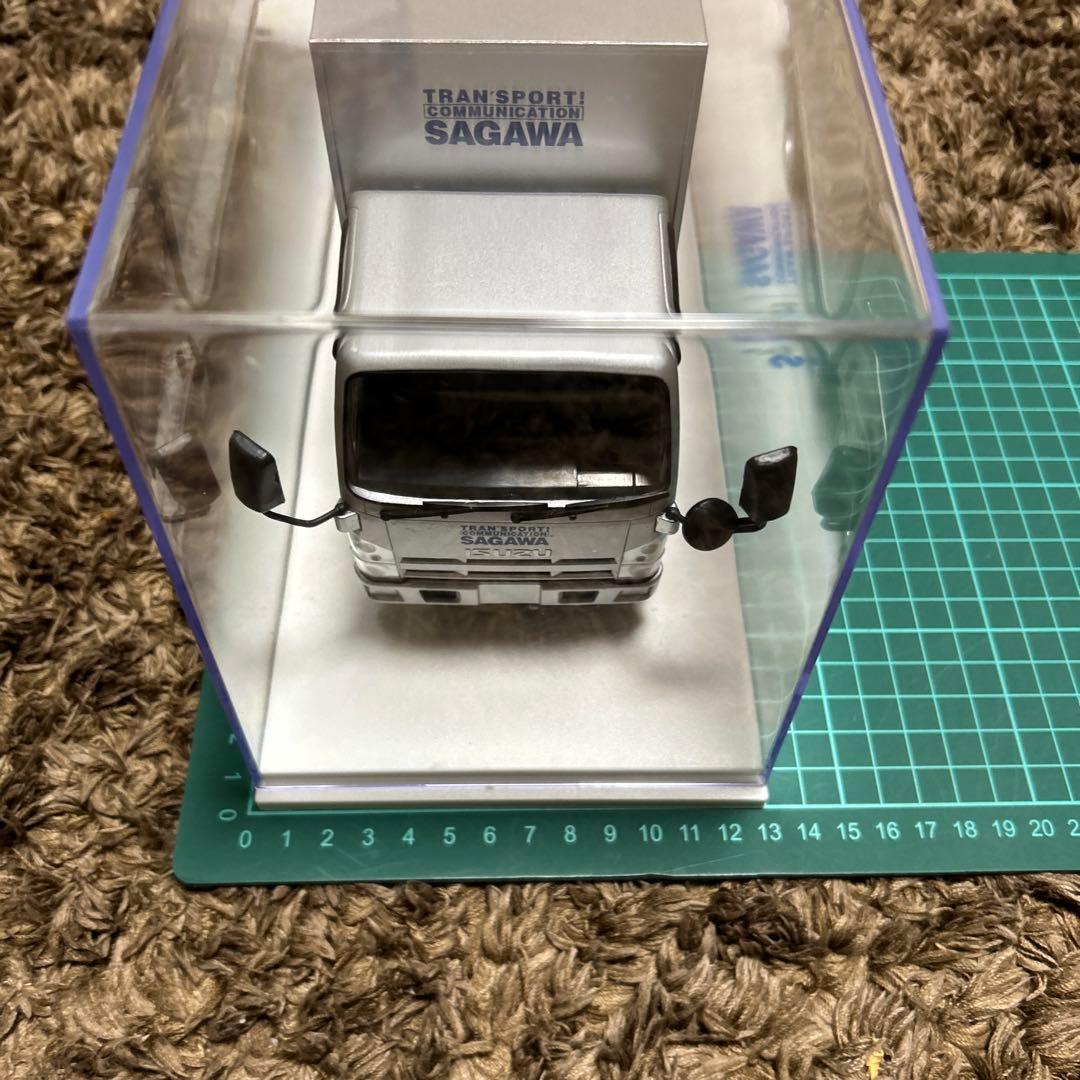 佐川急便　いすゞエルフ　天然ガストラック　模型　非売品