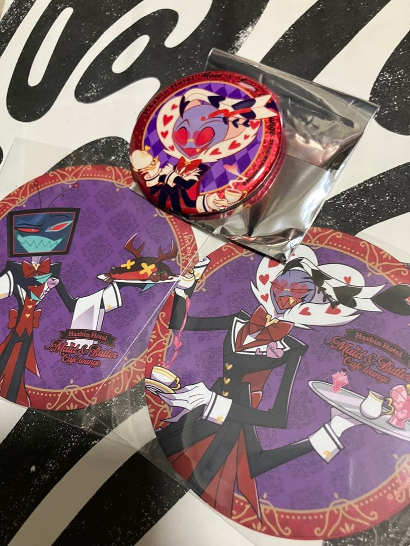 ハズビンホテル　おすわりマスコット　VOX 池袋　コラボカフェ　チームV VVV