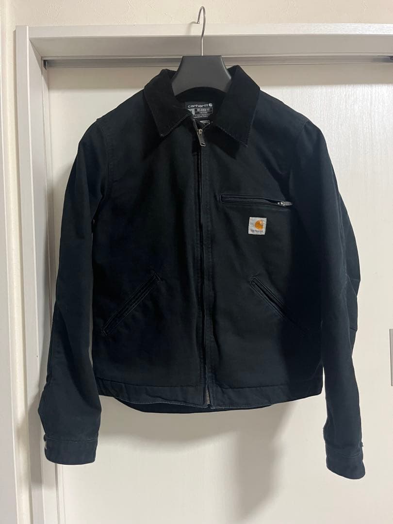 カーハート DETROIT JACKETデトロイトジャケット　ブラック　Sサイズ