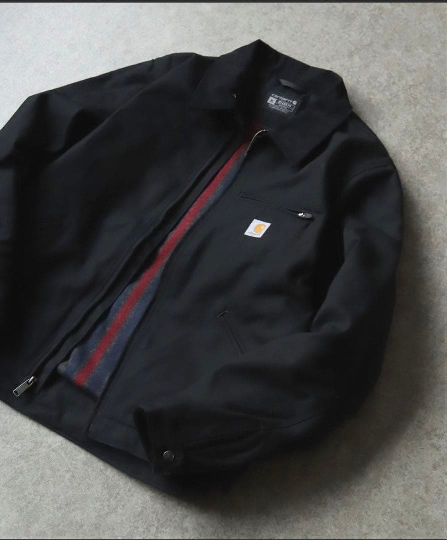 カーハート DETROIT JACKETデトロイトジャケット　ブラック　Sサイズ