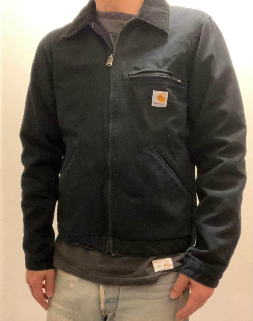 カーハート DETROIT JACKETデトロイトジャケット　ブラック　Sサイズ