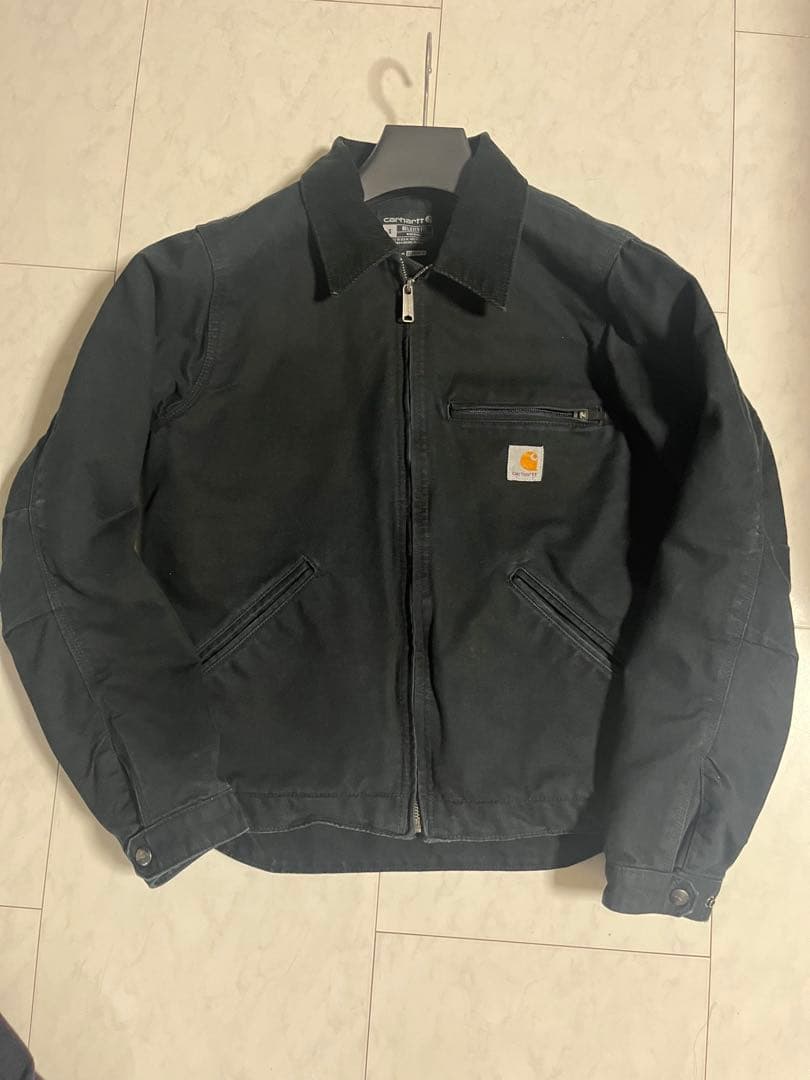 カーハート DETROIT JACKETデトロイトジャケット　ブラック　Sサイズ