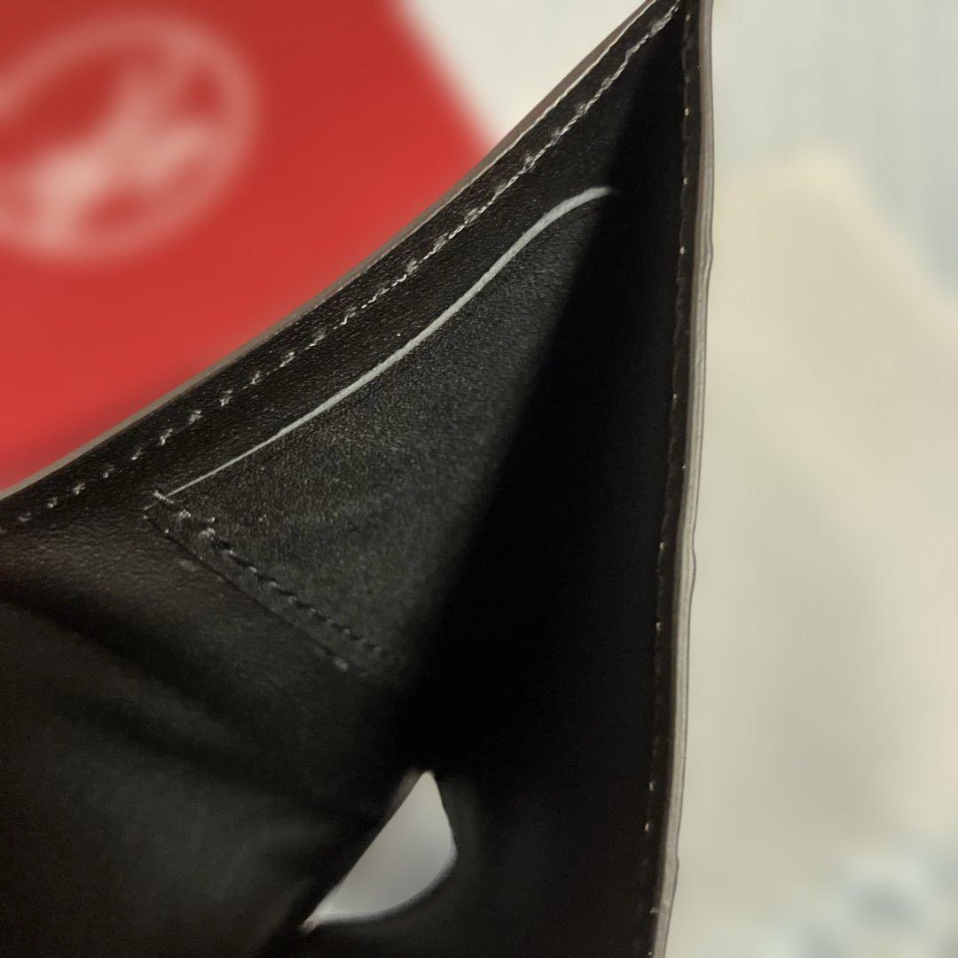 【新品未使用】新進工房　ヘンローン社ヒマラヤクロコ　極小二つ折り財布　クッペ1個