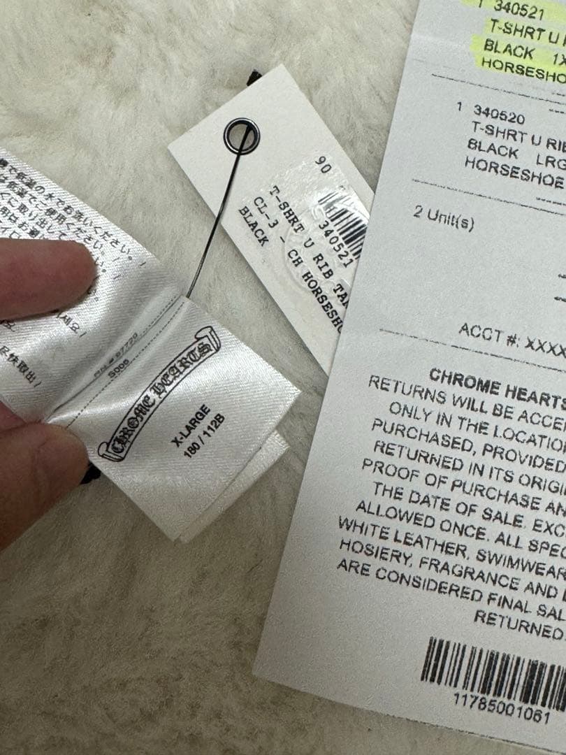 大人気chrome heartsクロムハーツ新品タンクトップXLサイズ