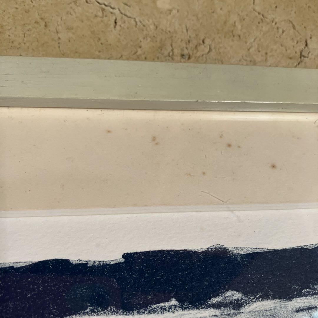 柳原良平　リトグラフ 境ヶ浜マリンパーク　54／100 額装