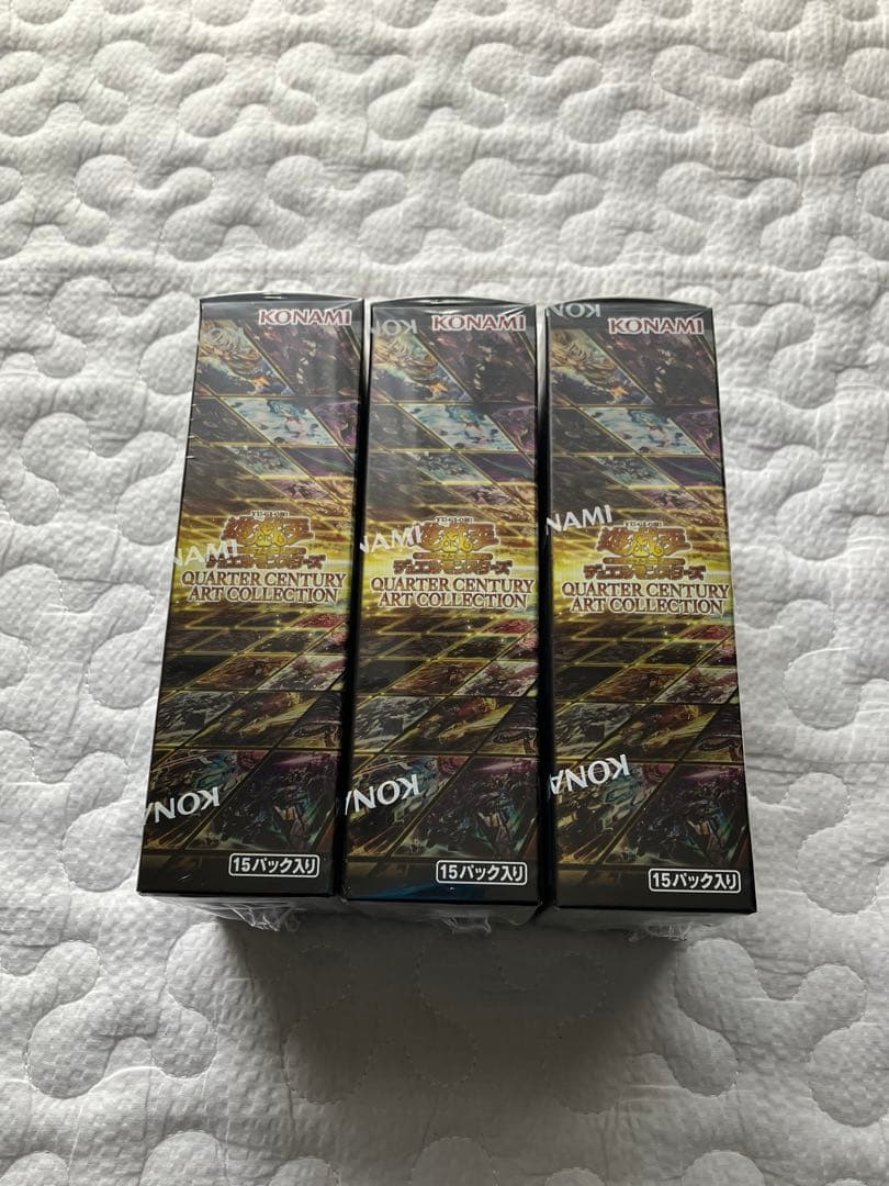 遊戯王クォーターセンチュリーアートコレクション25th　3BOX シュリンクあり