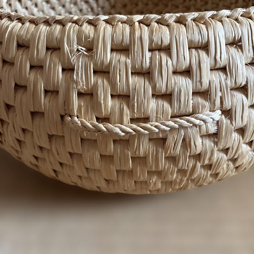 猫ちぐら　縄編み仕様