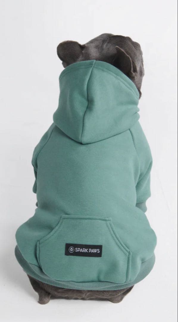 SPARK PAWS エッセンシャルドッグパーカー ミントグリーン　XLサイズ