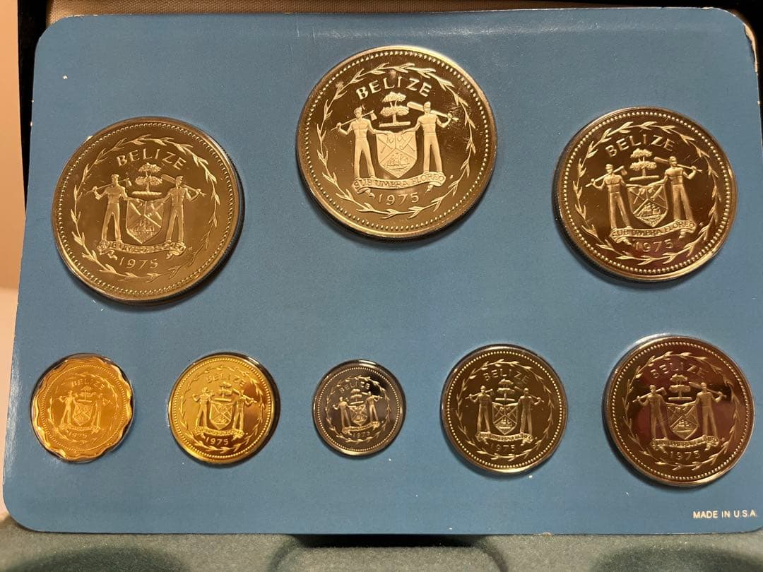ベリーズ 1975年 銀貨　Coinage of BELIZE