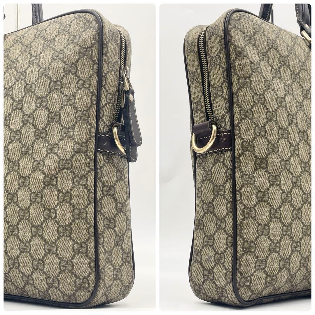 GUCCI グッチ GGスプリーム ブリーフケース 2WAY ビジネス A4可