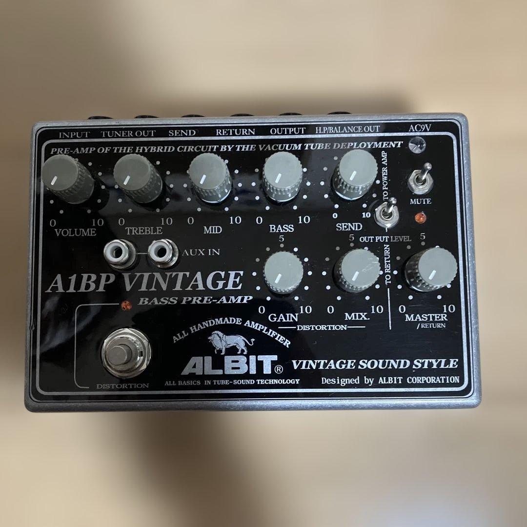 ALBIT A1BP VINTAGE 真空管搭載ベースプリアンプ