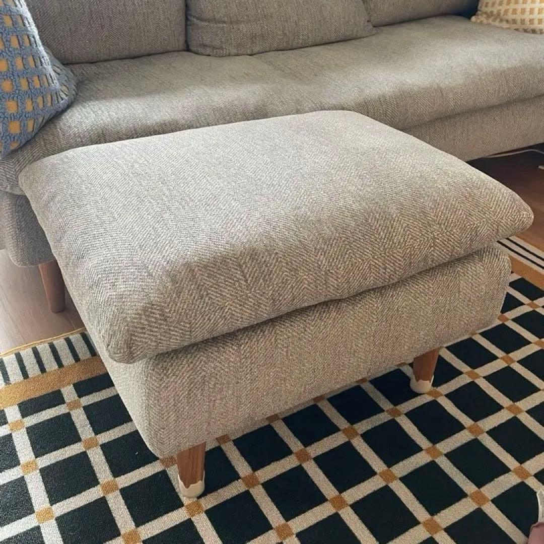 【unico/ウニコ】RAUFA（ラウファ）オットマン