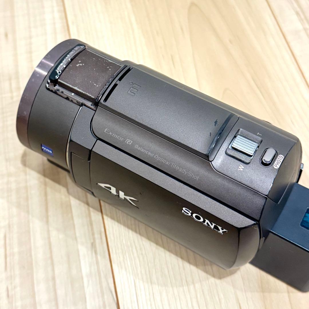 【良品】　SONY ソニー　4Kビデオカメラ FDR-AX45 Wi-Fi対応