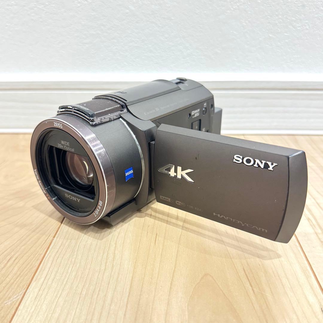 【良品】　SONY ソニー　4Kビデオカメラ FDR-AX45 Wi-Fi対応