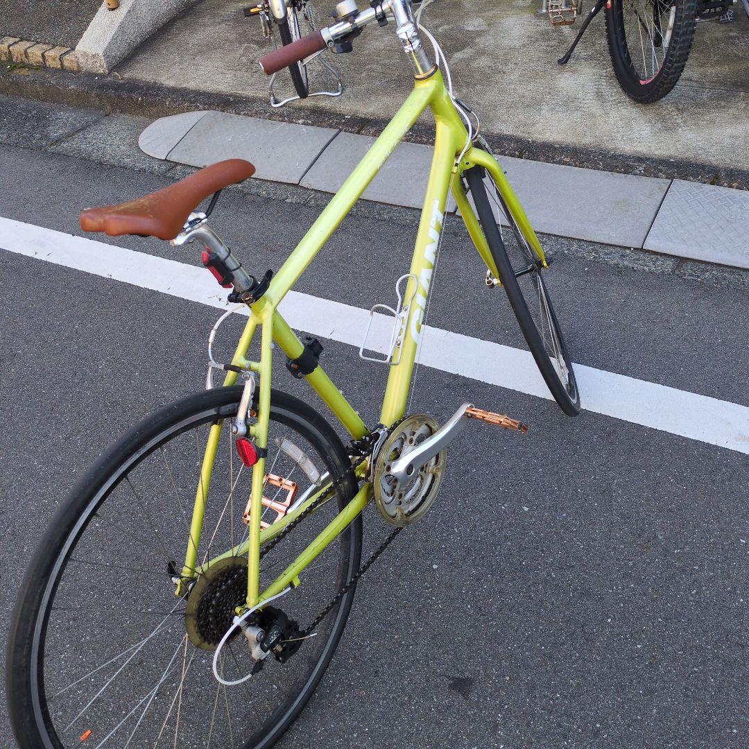 GIANT クロスバイク 3×8　ライムグリーン　杉並区引き取り限定