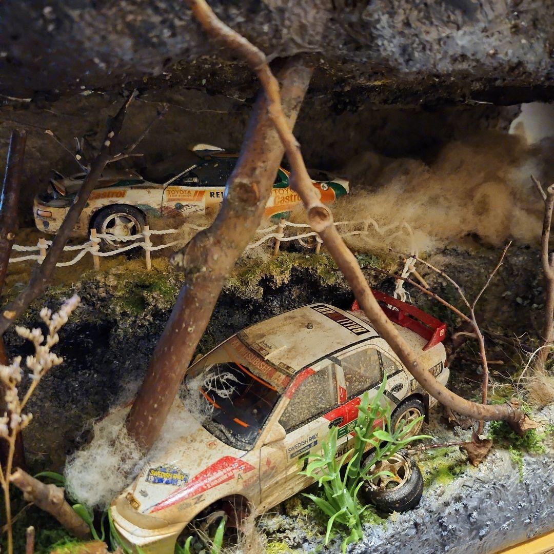 1/24 　ラリー　ジオラマ