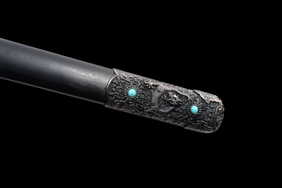 烏木尊龍剣  武具　刀装具　日本刀　模造刀