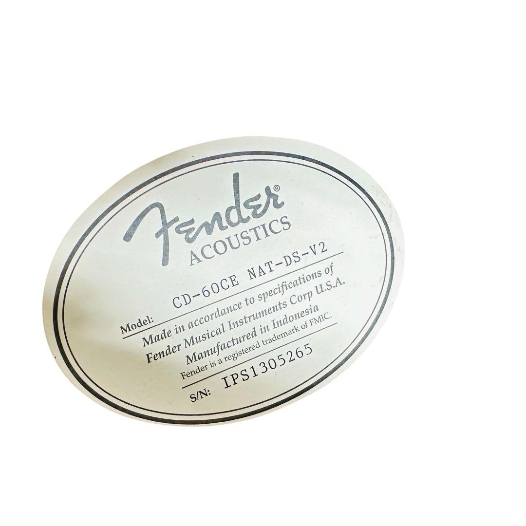 fender フェンダー　CD-60CE NAT-DS-V2 エレアコ
